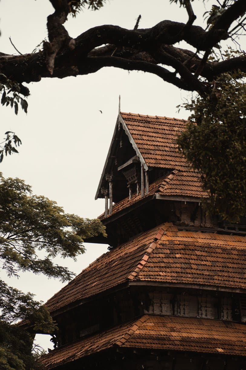 Heritage rooftops near Aranya Farms, Mahabalipuram corridor