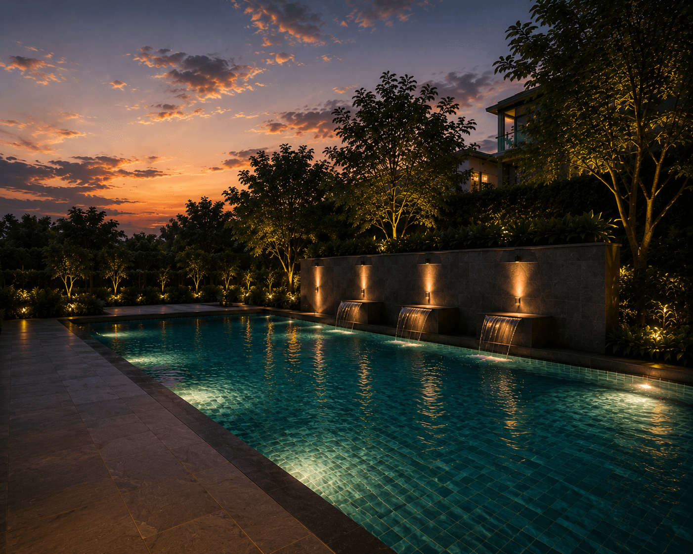 Swimming pool at Azure Bay