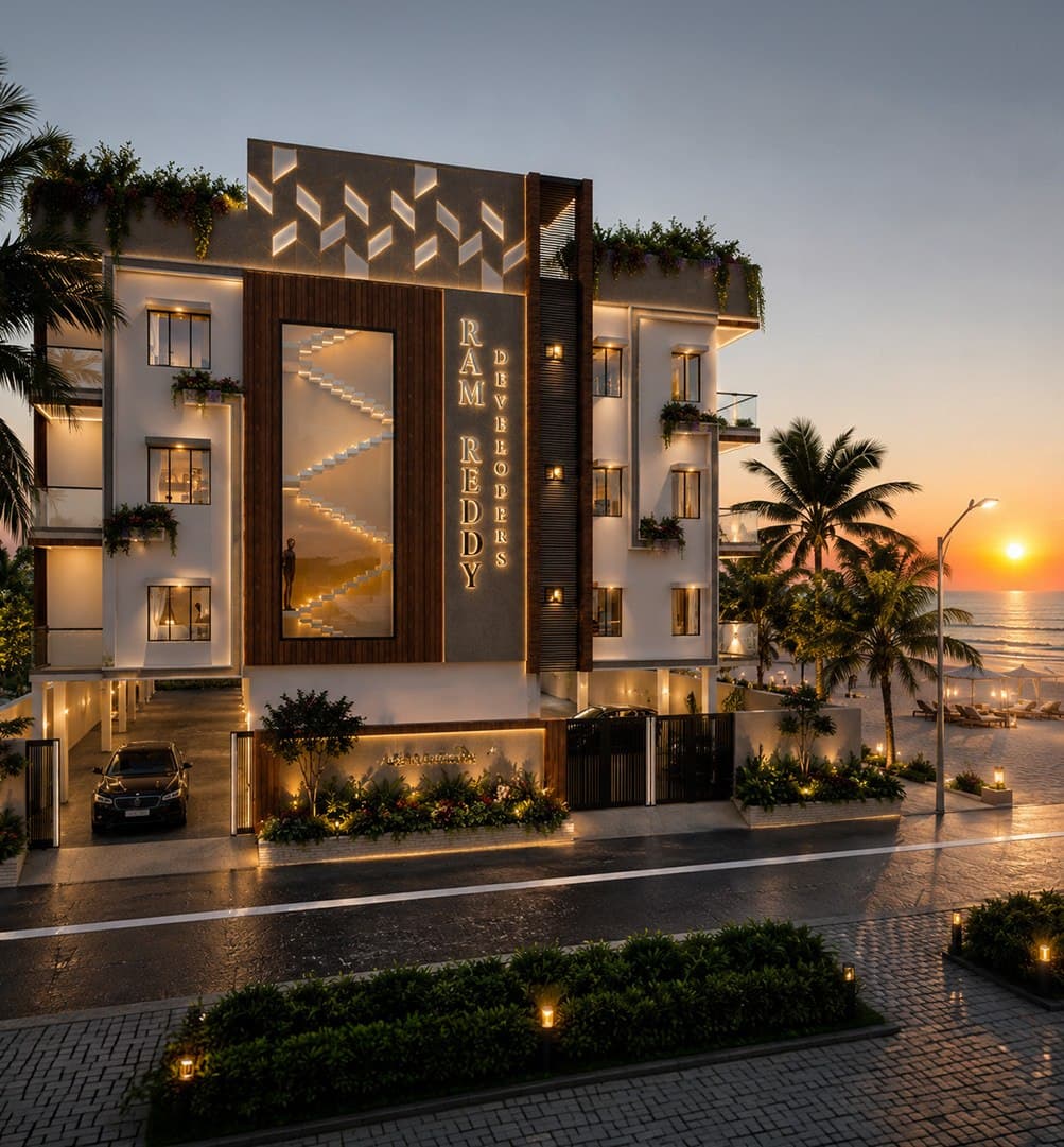 Bay Royale at dusk, East Coast Road, Muthukadu